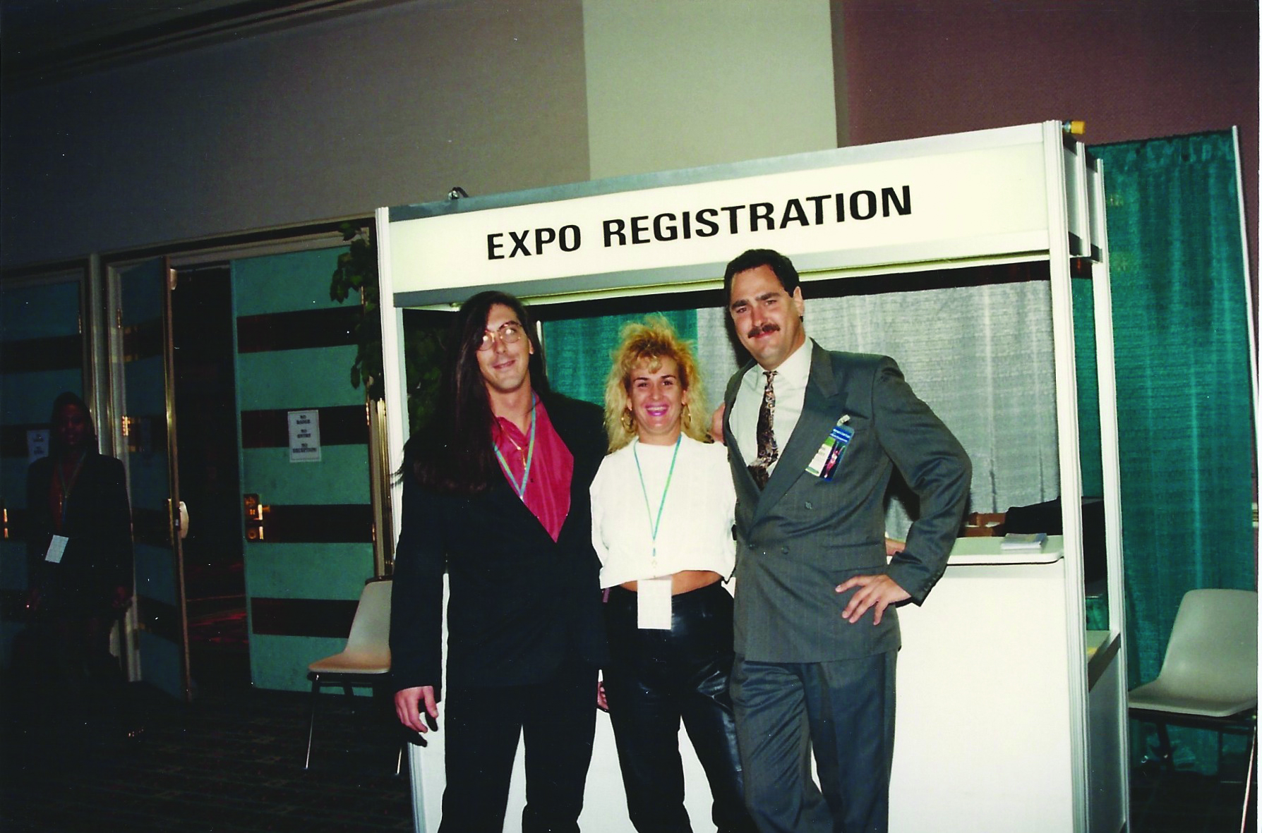 Waitt (R) at the very first Gentlemen's Club EXPO in 1993