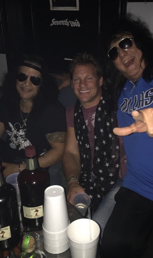 Slash, Chris Jericho and Dr. Rock