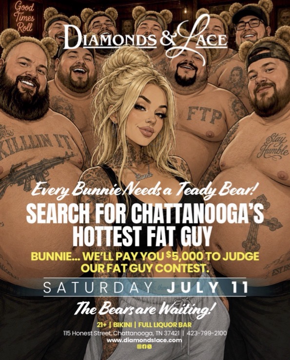 Diamonds and Lace Hottest Fat Guy