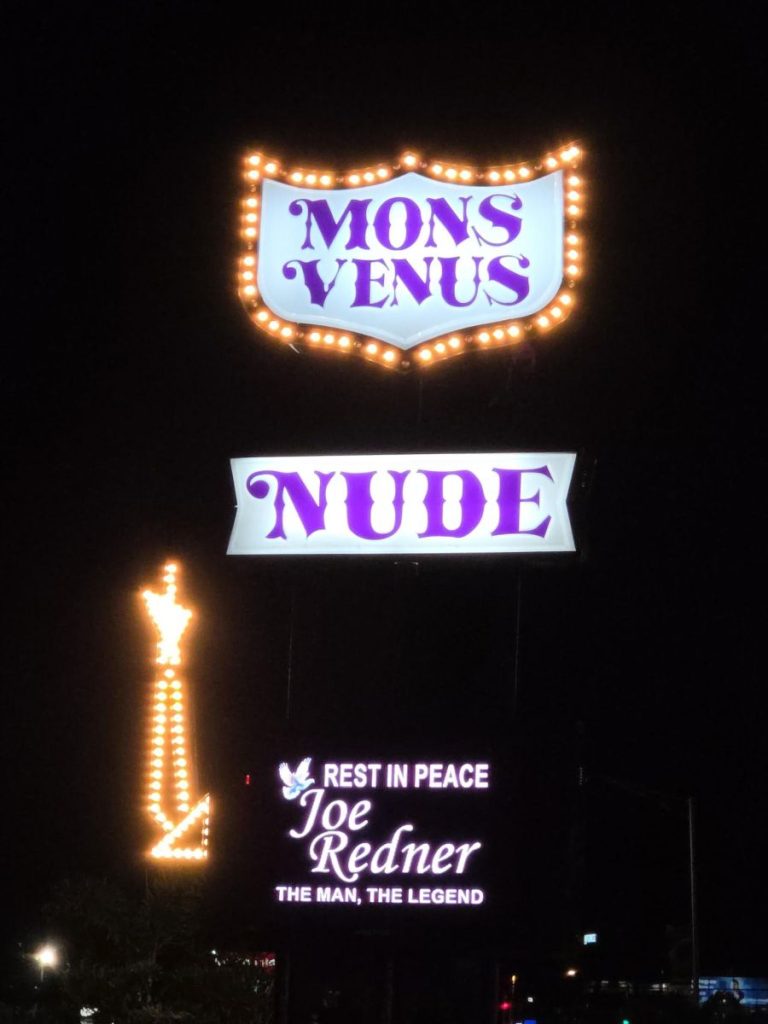 Mons Venus Tampa Bay Joe Redner memorial